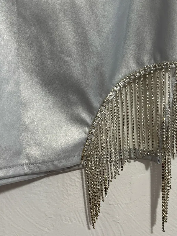Windsor NWT Feeling Fine Rhinestone Mini Skirt Size M - Image 8