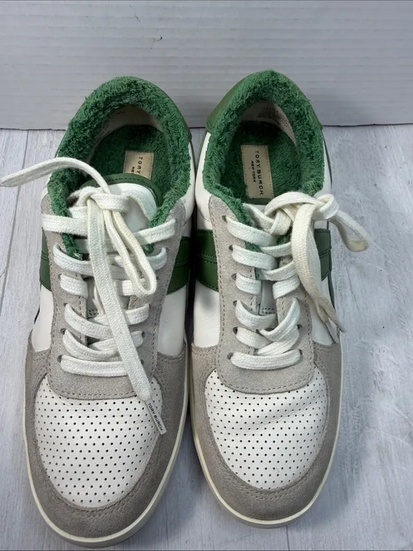 Tory Burch Green Textured Slip-On (Green) - Image 3