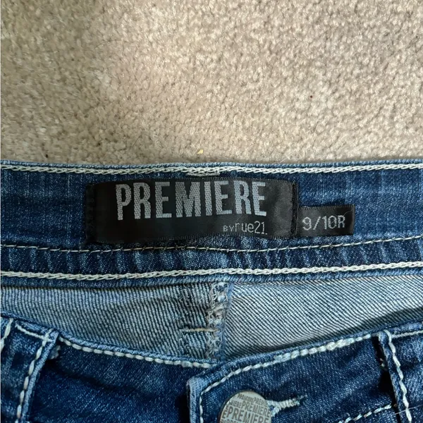 Premiere by rue21 Boot Cut Jeans Blue Size undefined - Image 3