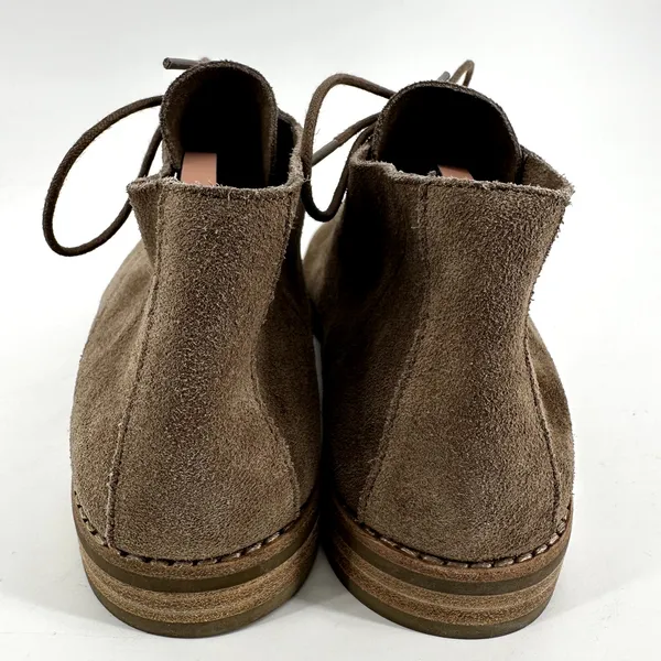 Eileen Fisher Baret-Ss Ankle Bootie Suede Leather High Top Lace Up Brown Tan 7.5 - Image 5