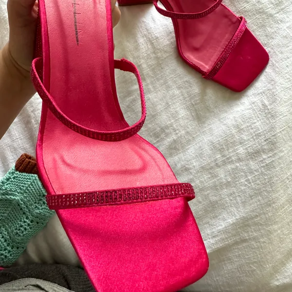 Billini Hot Pink Pink Block Sandal Heel - Image 5