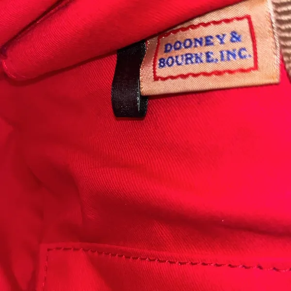 Dooney & Bourke Brown Leather Satchel used good condition - Image 16