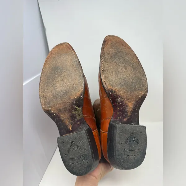 Holsier Western Boots Size 9 - Image 6
