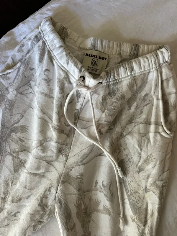 Dairy boy woodland camo sweatpants - Image 2
