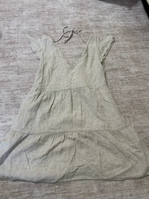 Abercrombie & Fitch babydoll linen dress size xxs - Image 2