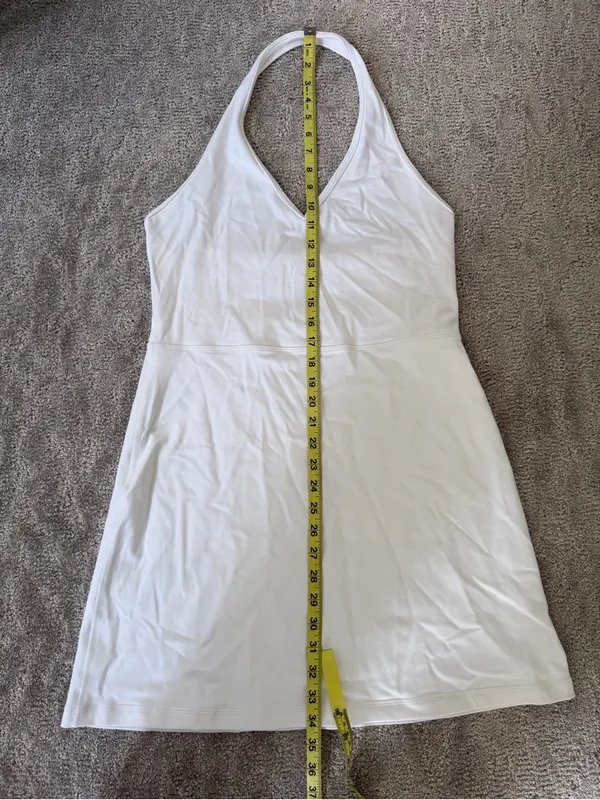 Aritzia Wilfred Free LIFE Whistle Dress in White Size Large Preppy Tennis Prep - Image 16