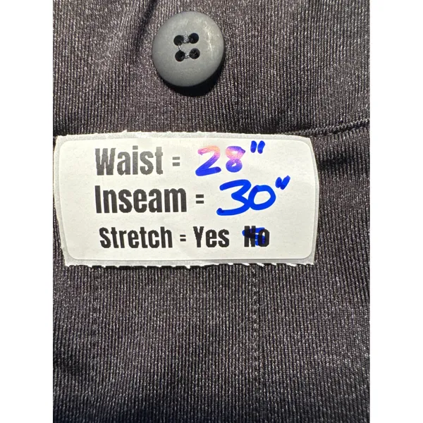 Yogipace Women Gray Cropped Straight Leg‎ Stretch Jeans Size L - Image 3
