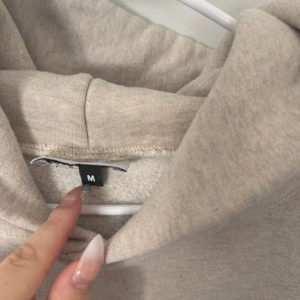 Video Store Boyfriend Warehouse Oversized Hoodie Gray Size M - Image 5