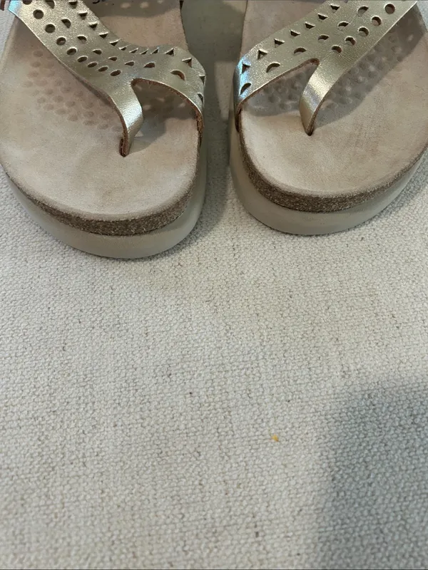 Mephisto Helen Women's Sandals – Gold, Size EU38/US8, NEW no tags - Image 10