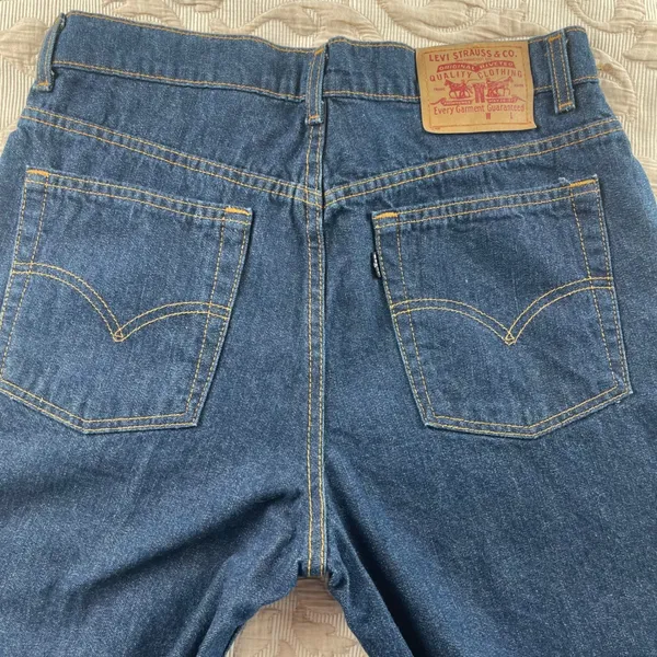 Vintage 90s Levi's 664 Jeans USA Made High Rise Mom Tapered Denim 30x28‎ 12 M - Image 6