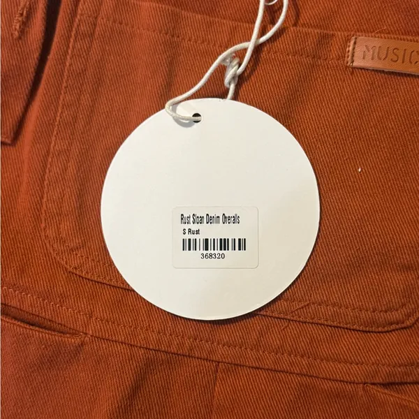 Oh Polly NWT Burnt Orange Overalls- Size Small - Image 3