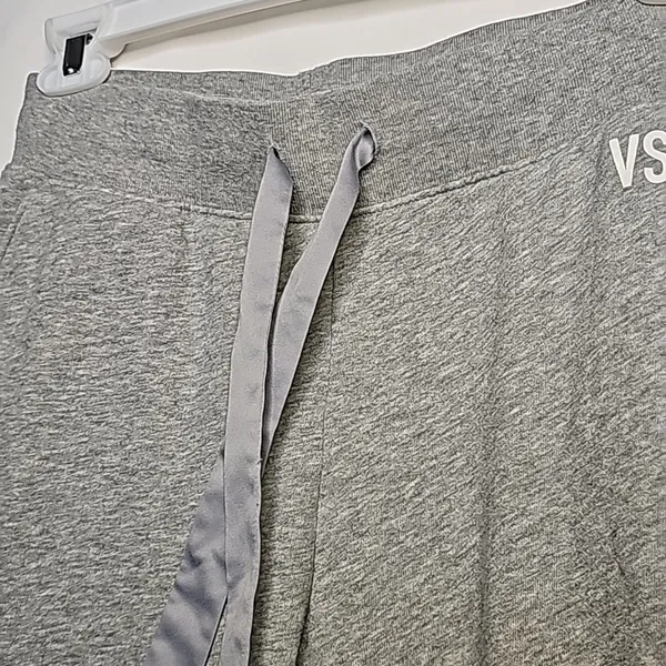 Victoria's Secret pull on jogger sweatpants gray lounge sz Small - Image 5