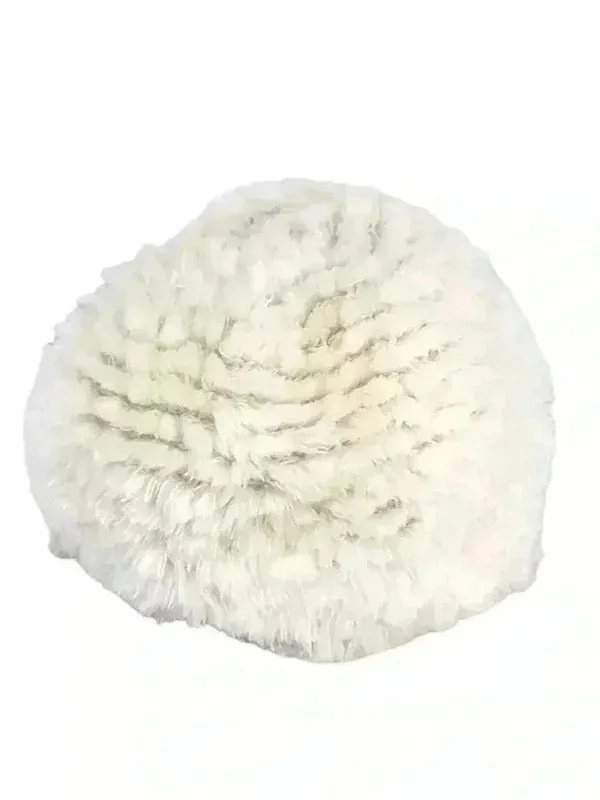 Vintage Hat Hansen Faux Fur White Winter Made In The Usa Adjustable Cap - Image 14
