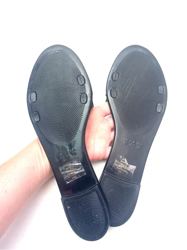 Steve Madden Dovie Black Sandals Slides Size 10 - Image 5
