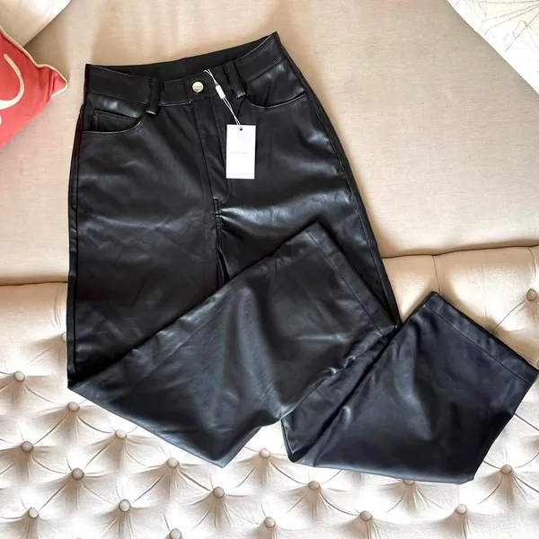 Petal & Pup “Eliza” Leather Pants - Image 3