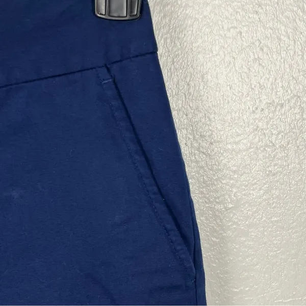 LAUREN RALPH LAUREN Navy Gold Buttons Pockets Bermuda Shorts 2 Preppy Modest - Image 7