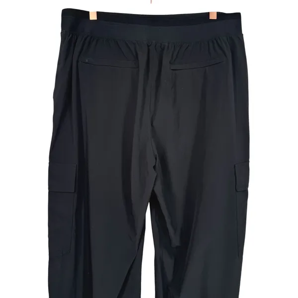 Athleta Womens Brooklyn Heights Wide Leg High Rise Cargo Pants Black Size 16 - Image 7