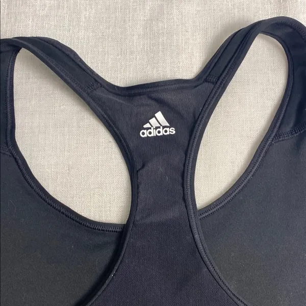 Adidas Women's Black Sports Bra size L - Image 6