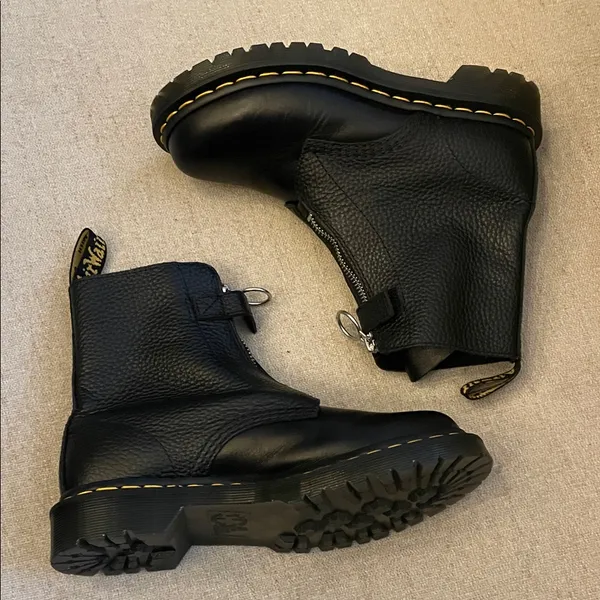 Dr Martens 1460 Front Zip Boots - Image 2