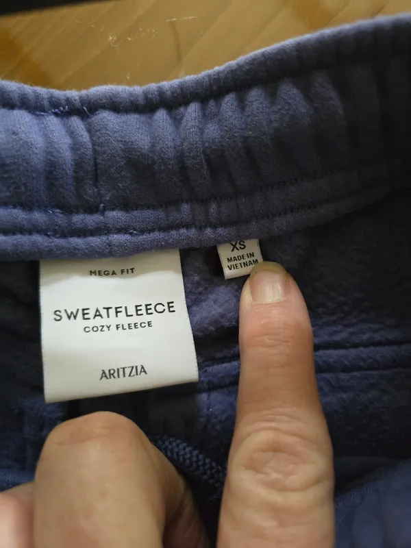 Aritzia Wide-Leg Cargo Joggers in Cobalt Blue Xs - Image 6