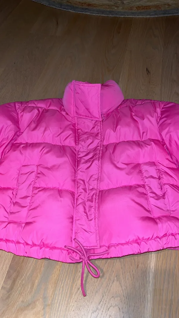 Pink Puffer Jacket Old Navy - Image 3