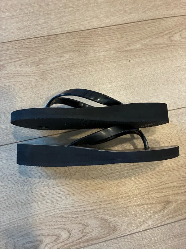 Kate Spade Women’s Nassau Thong Wedge Sandal Flip Flop Leopard Size 8 - Image 2