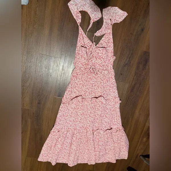 Nwot petal + pup Aspa tiered maxi floral ruffle dress spring party wedding $128 - Image 9