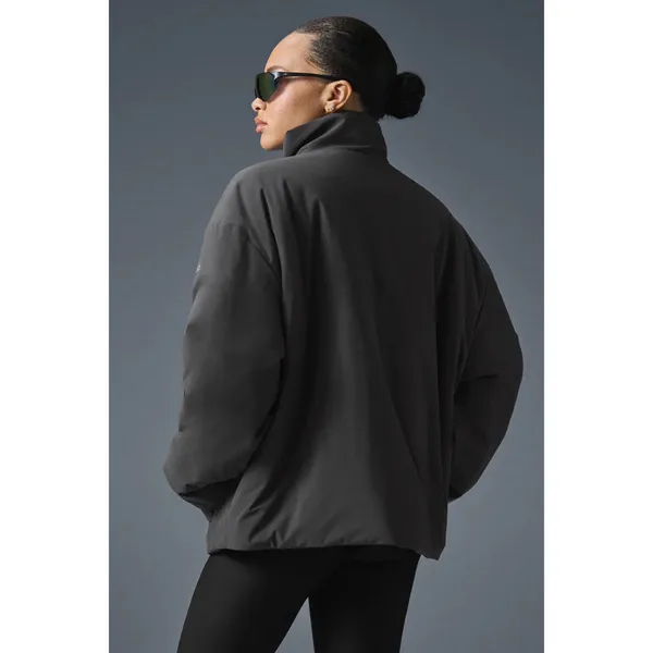 Alo Yoga Stretch Woven Notable Jacket Anthracite M - Image 4
