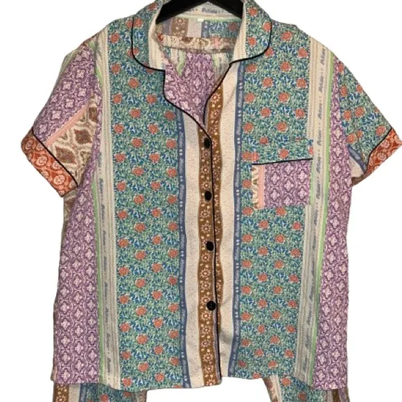 Multicolor Men's Shirt Purple Size L - Image 3