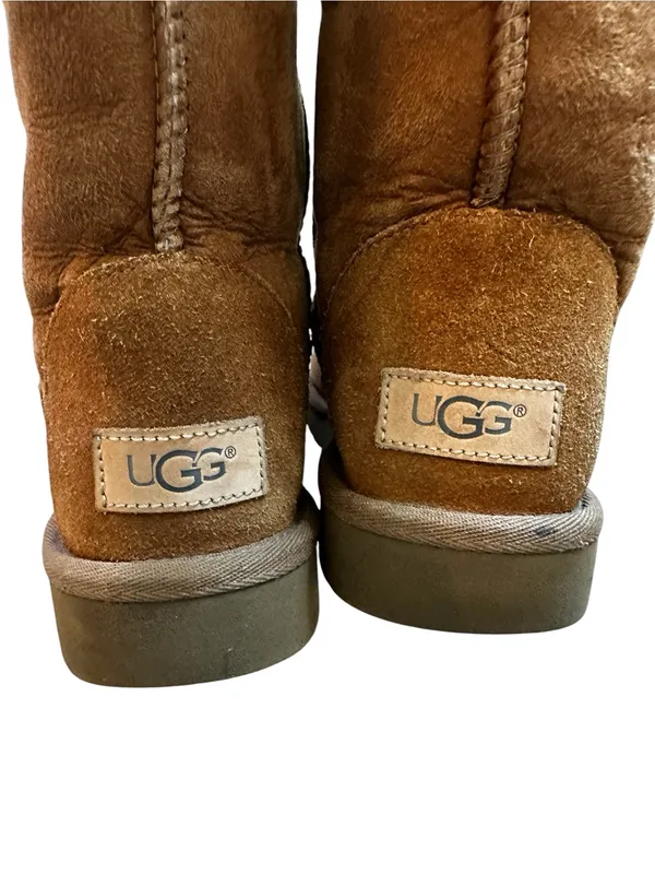 UGG Classic Short II Boots Chestnut Suede Outdoors Fall Winter Casual Size 6 - Image 7