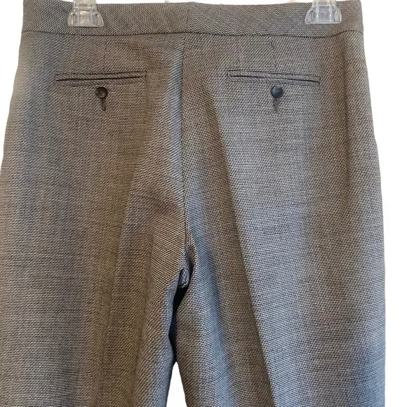 Pendleton Savvy Stretch Wool Blend Black Micro Tweed Dress Pants Trouser‎ Sz 8 - Image 5