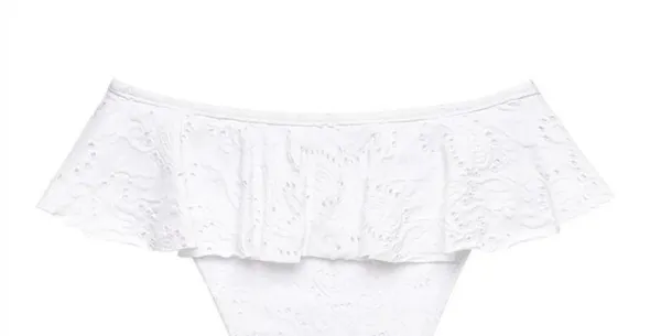 Montce Swim White Bandeau Bikini - Image 5