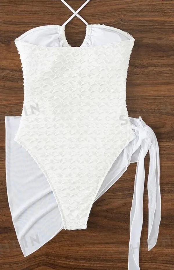 SheIn White Swimsuit - Image 2