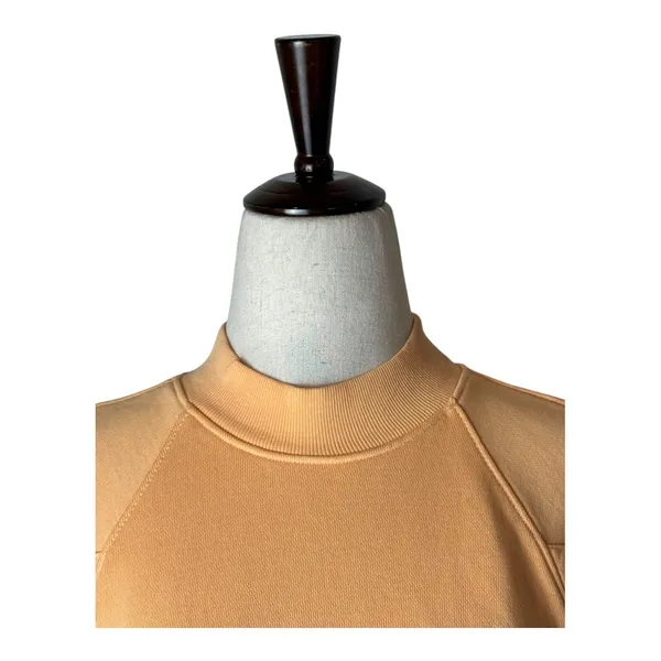 AGOLDE Sweatshirt Women XS Orange Sherbert The Round‎ Shoulder Athleisure NWT - Image 4