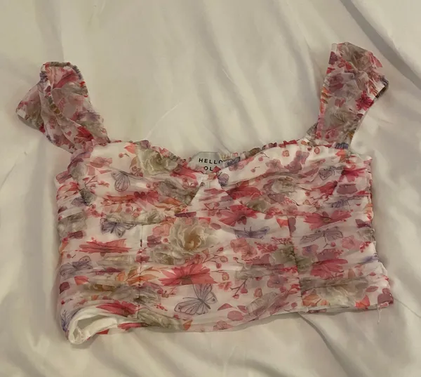 Hello Molly Floral Crop Top From - Image 3