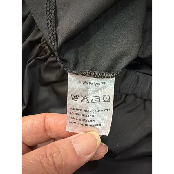 Brandy Melville Windbreaker Women Black Malibu‎ California Graphic Hoodie OS - Image 6