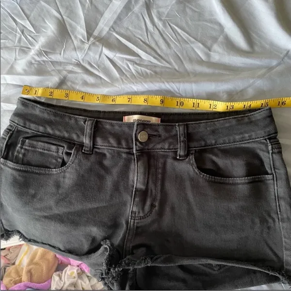 PINK Victoria’s Secret Jean Shorts Cutoffs dark wash blue denim NWOT size 4 - Image 7