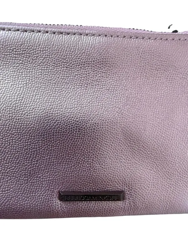 REBECCA MINKOFF Pink Leather Bride Tribe Keychain Coin Wallet - Image 5