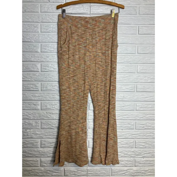 Free People FP Movement Flare Legging Womens Medium Multi Color Excellent Ribbed - Image 2