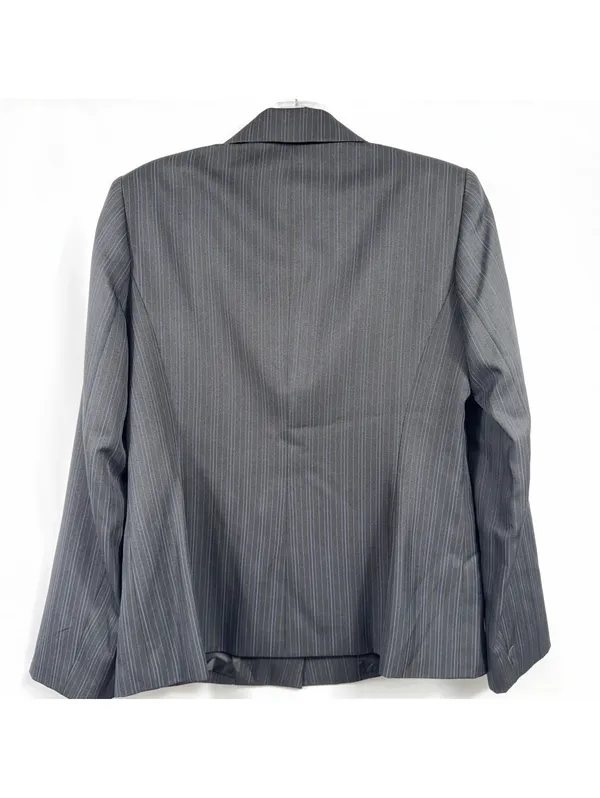 Evan-Picone Women’s Black Pinstripe 2-Piece Pant Suit Size 8 - Image 7