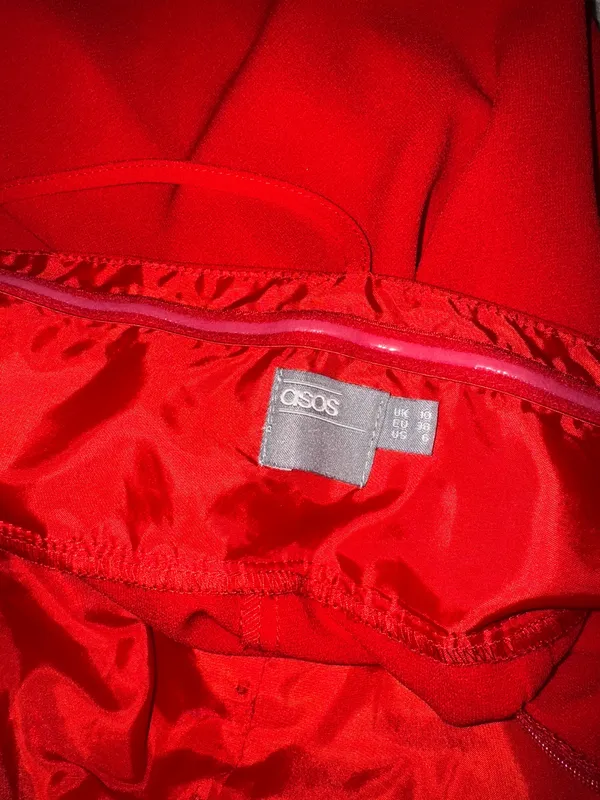 ASOS Halter Red Romper  - Image 4