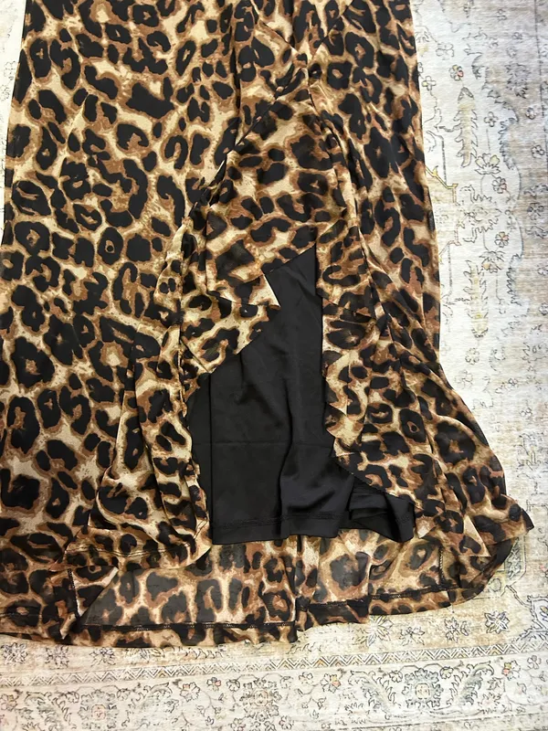 Good Luck Gem Leopard print dress - Image 4