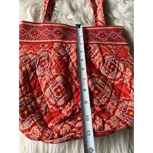 Vera Bradley Quilted Floral Tote Bag - Image 6