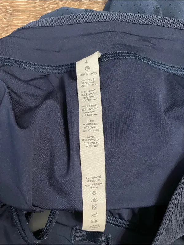 lululemon athletica Black Athletic Running Shorts - Image 8