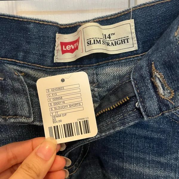 Levi’s 514 Slim Straight Denim Shorts - Image 2