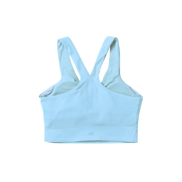ALO Yoga Real Bra — Tank Sports Bra Athleisure Top Sky Blue - Image 2