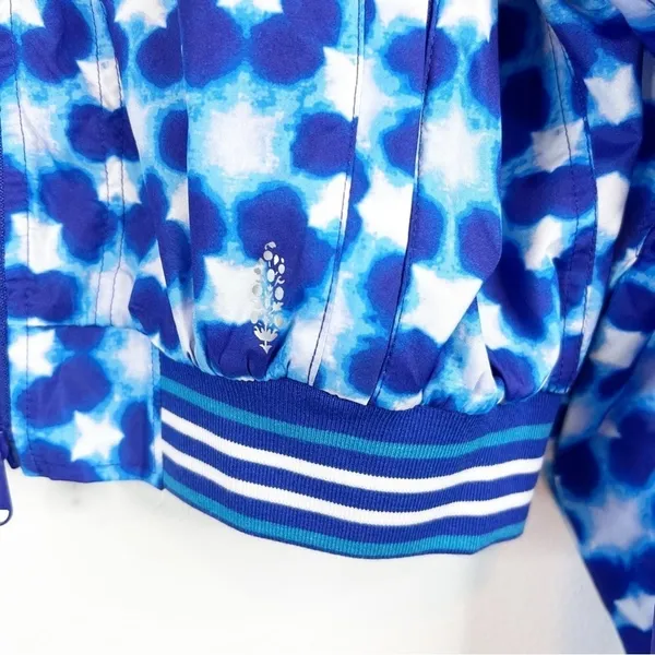 NWT Free People Movement Top Speed Water-Resistant Jacket Women's M Blue‎ Tennis - Image 6