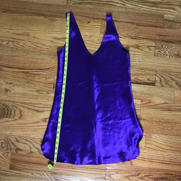 Fredricks of Hollywood vintage satin purple slip - Image 8