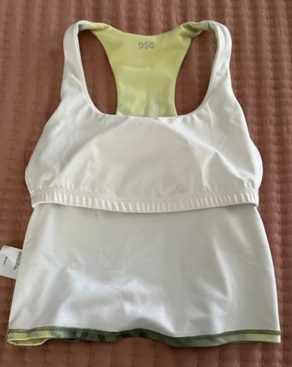NWOT Athletic Tank Top Yellow Size XS - Image 4