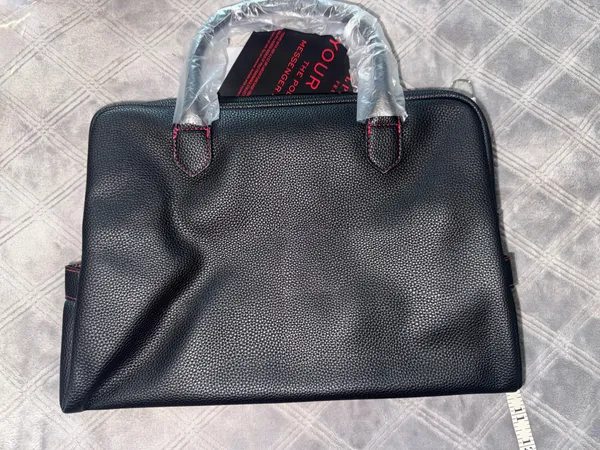 Ralph Lauren The Messenger Polo Bag Black Pink - Image 3